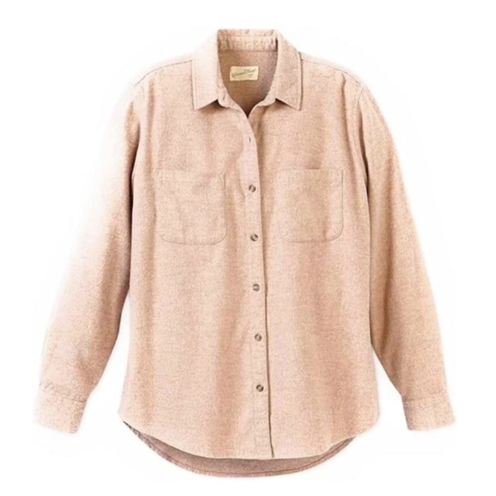 NWT Universal Thread Women's Button Down Long Sleeve Shirt in Canyon Clay Size L